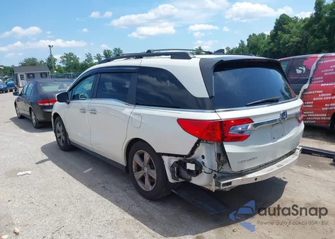 2018 Honda Odyssey Ex-L from USA, damaged, VIN 5FNRL6H79JB109918